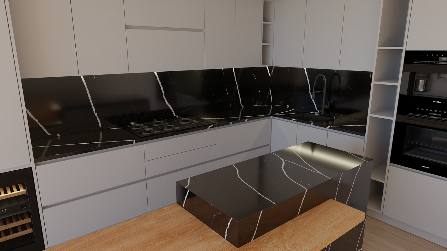 idsStone Nero Marquina 8014
