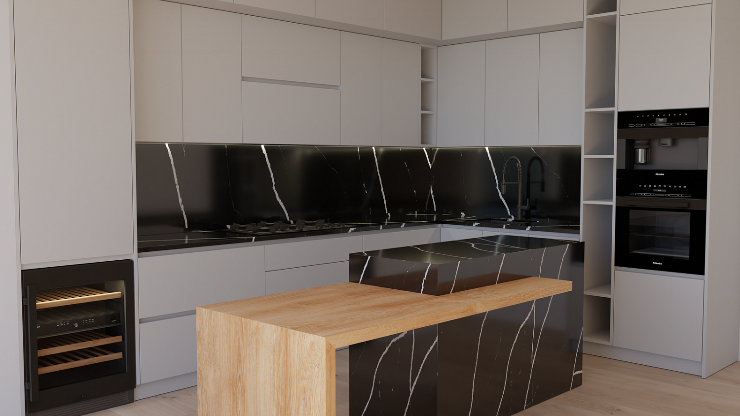 idsStone Nero Marquina 8014